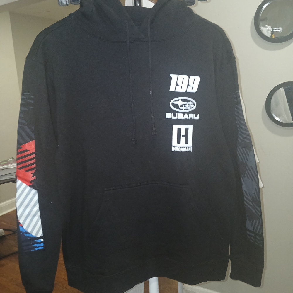 Hoonigan Black Graphic Hoodie for Men
